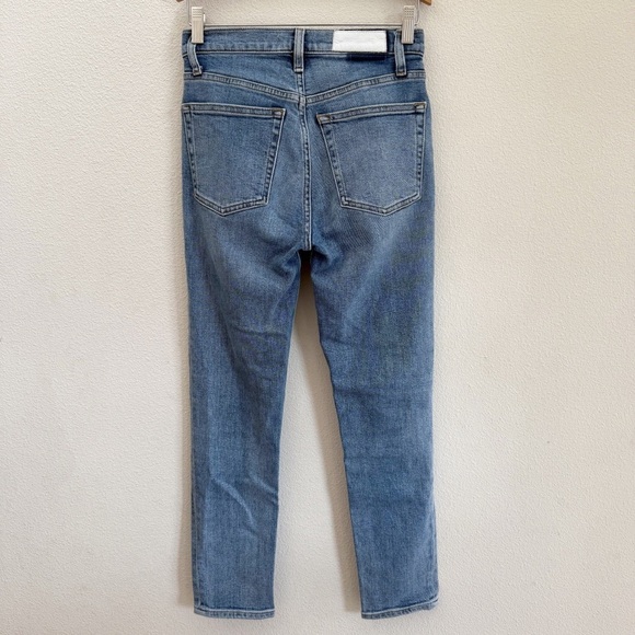 RE/DONE High-rise ankle crop jeans in Mid 90's Size 25 - Picture 5 of 5